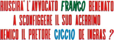 Riuscirà l'avvocato Franco Benenato a sconfiggere il suo acerrimo nemico il pretore Ciccio De Ingras?