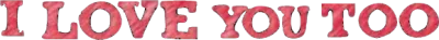 I Love You Too